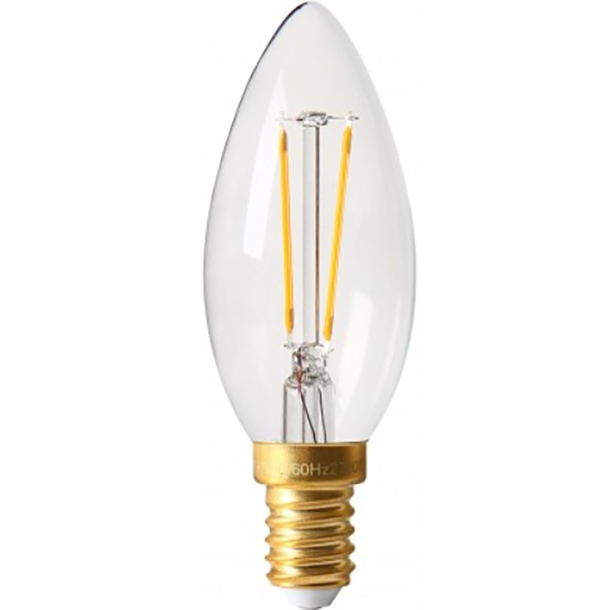 Ampoule LED Fil. Flamme Claire 2W 2700K E14