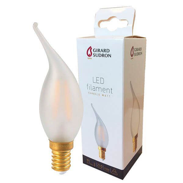 Ampoule LED Filament CDV Matt 3W E14 290 lm 2700K