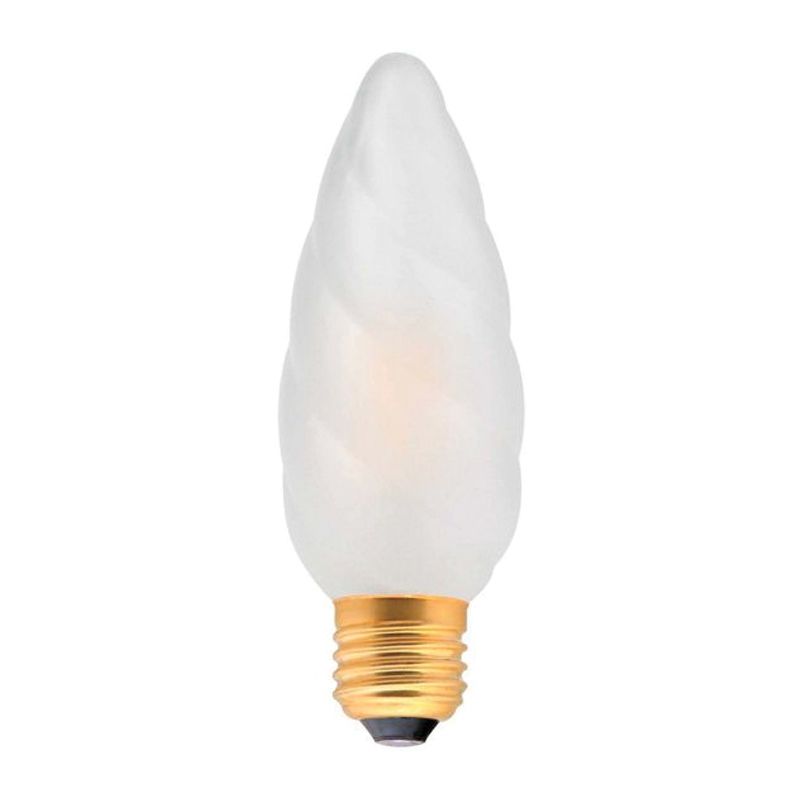 Ampoule LED Fil. Flamme Torsadée Géante dépolie 4W 2700K E27