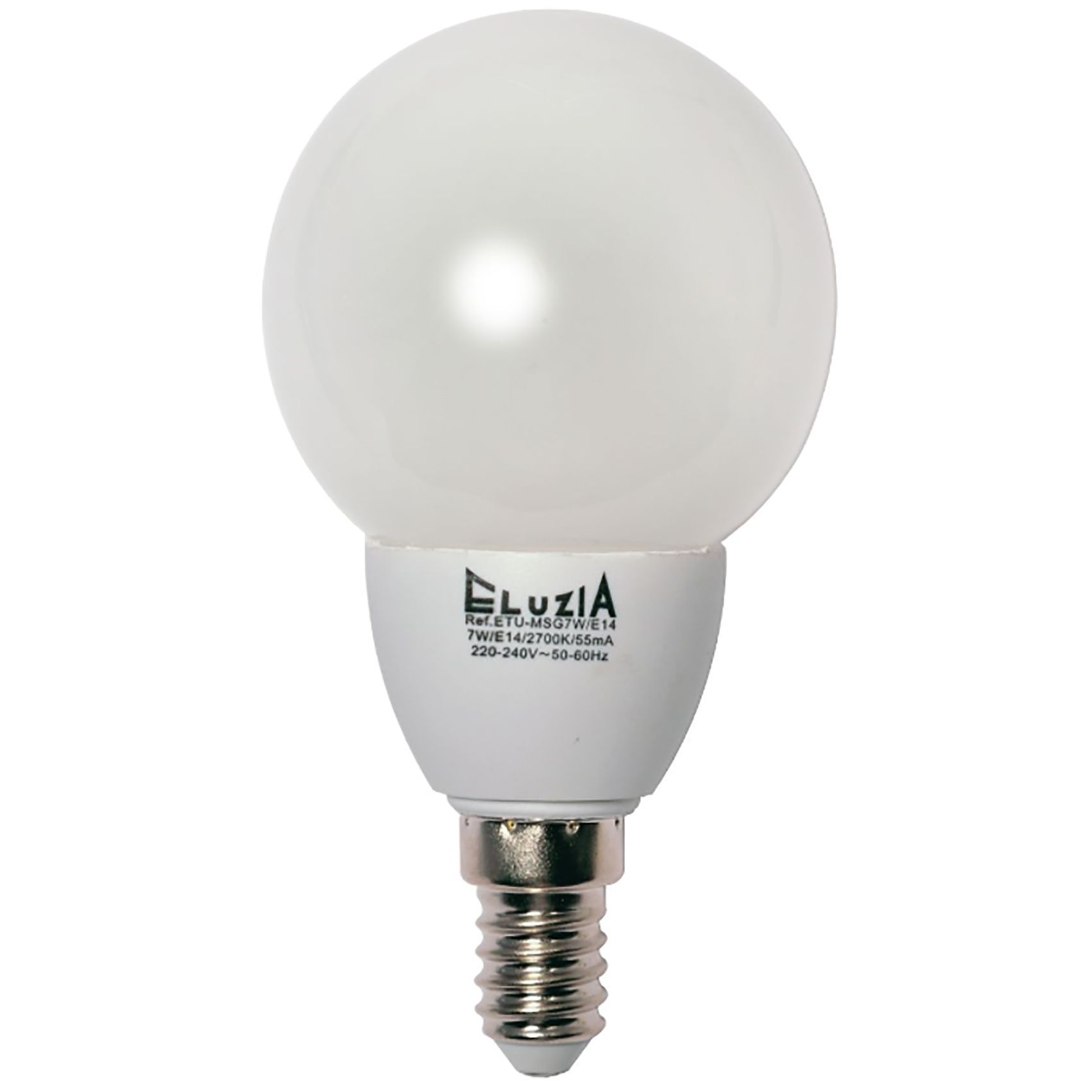 Ampoule FLC mini sphér. opale 9W E14