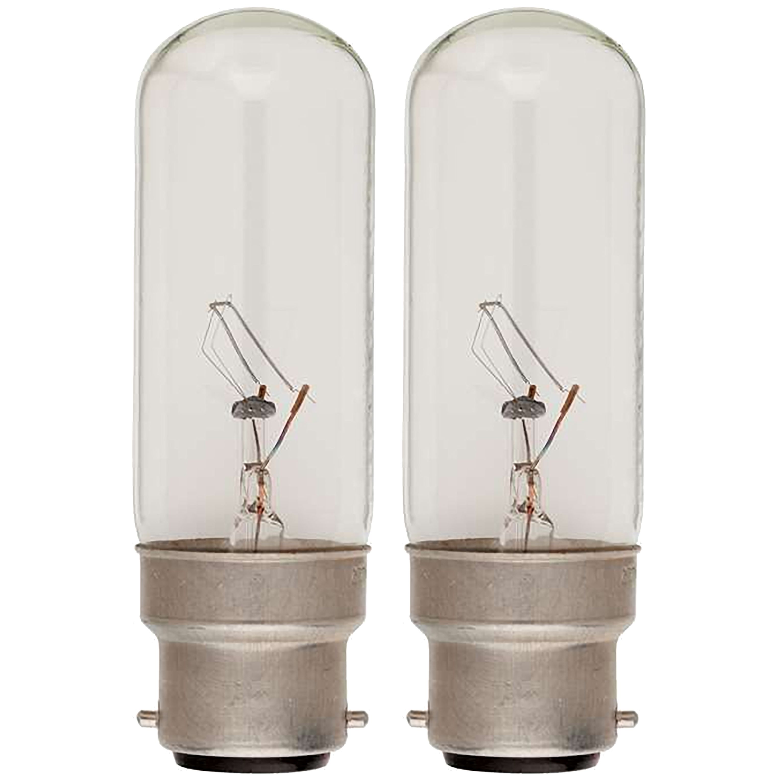 Ampoule tube Incand. 28x65 25W B22 -x2