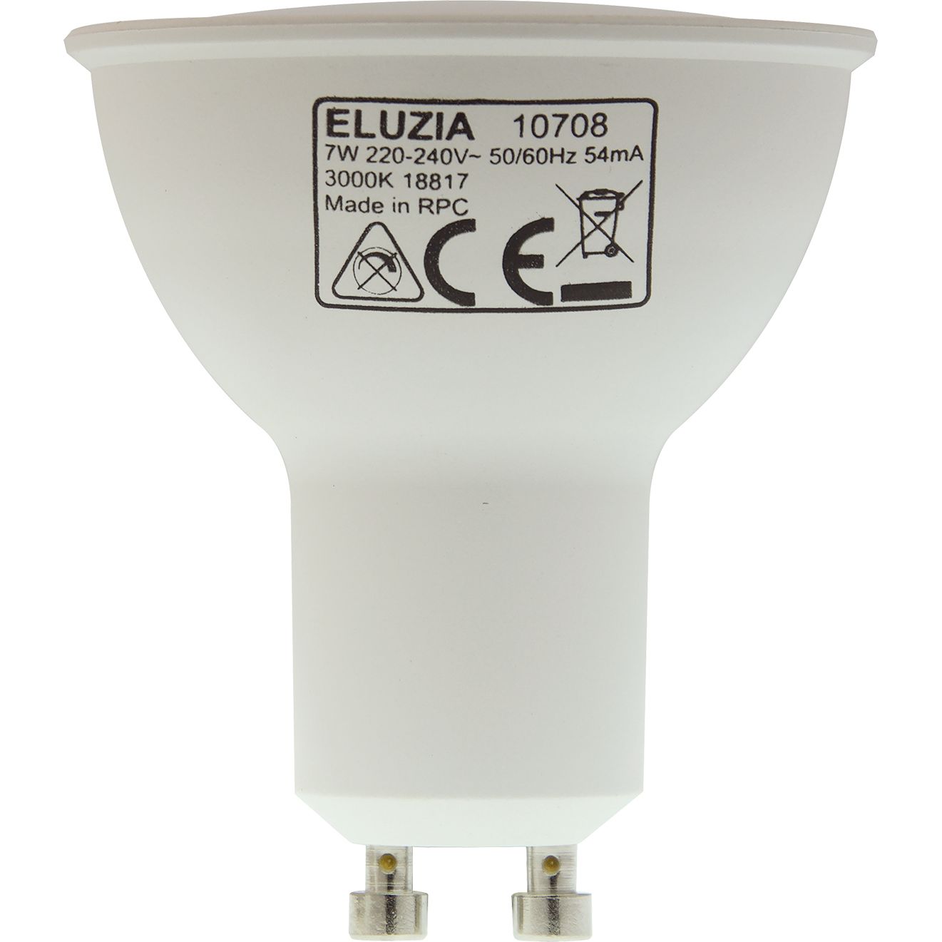 Ampoule LED SMD PAR16 3000K 7W 560L GU10 100°