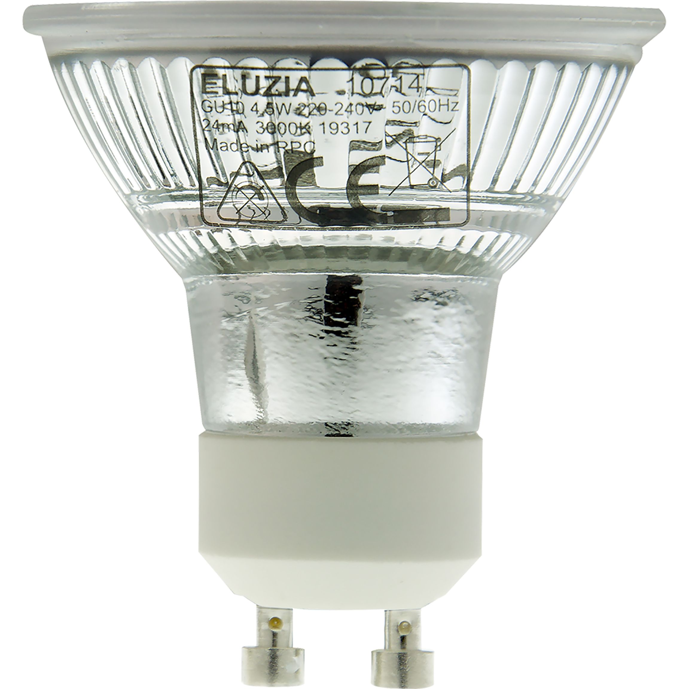 Ampoule LED PAR16 6000K 35° 420L 4,5W GU10 -dim.