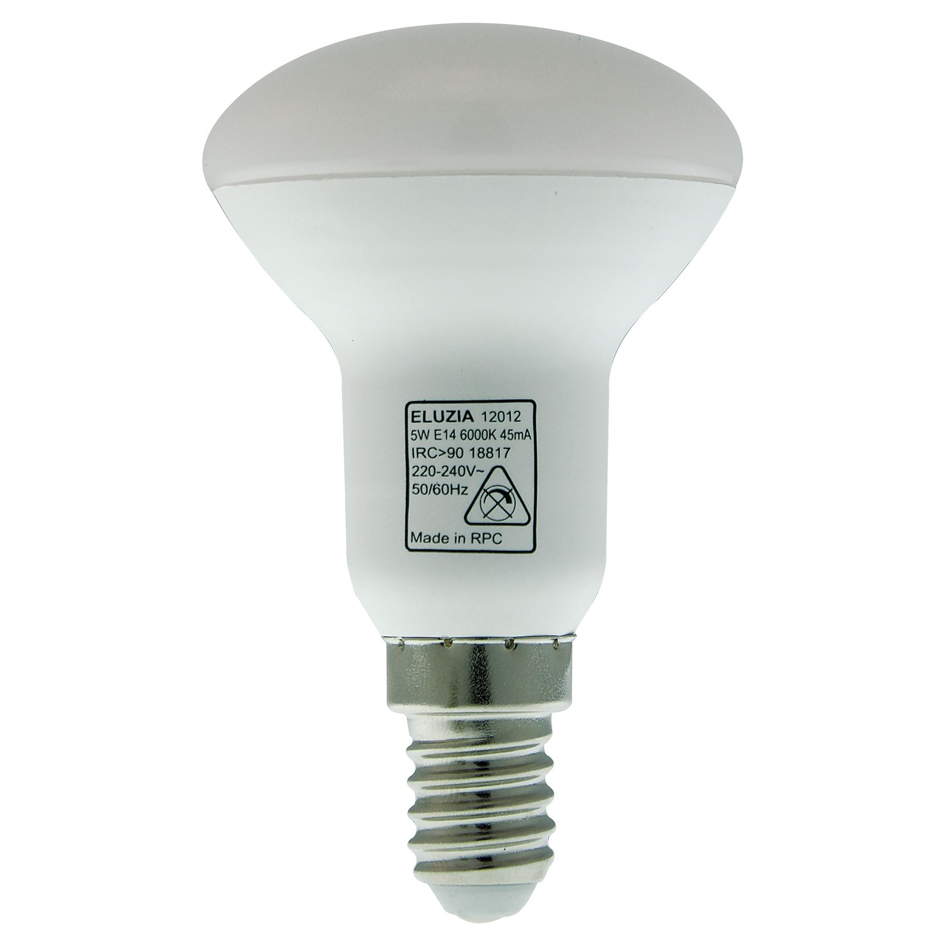 Ampoule LED SMD Spot R50 6000K 5W 423L E14 IRC90