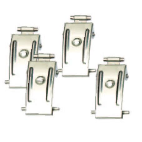 Clips inox lot de 4
