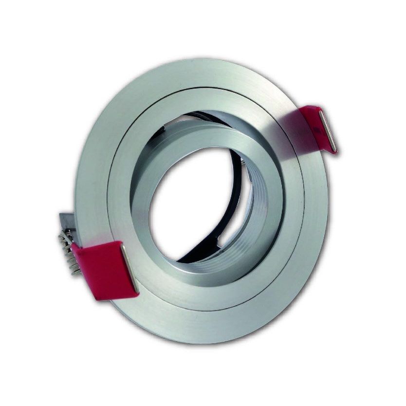 Rondelle alu brossé ajustable 360°