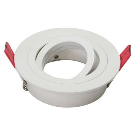 Rondelle métal ronde basculante Blanche - perçage 80mm