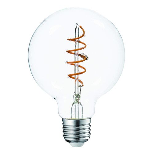 Ampoule LED Fil. (T) Globe G80 claire 2200K 4W 250L E27 dimmable IRC90