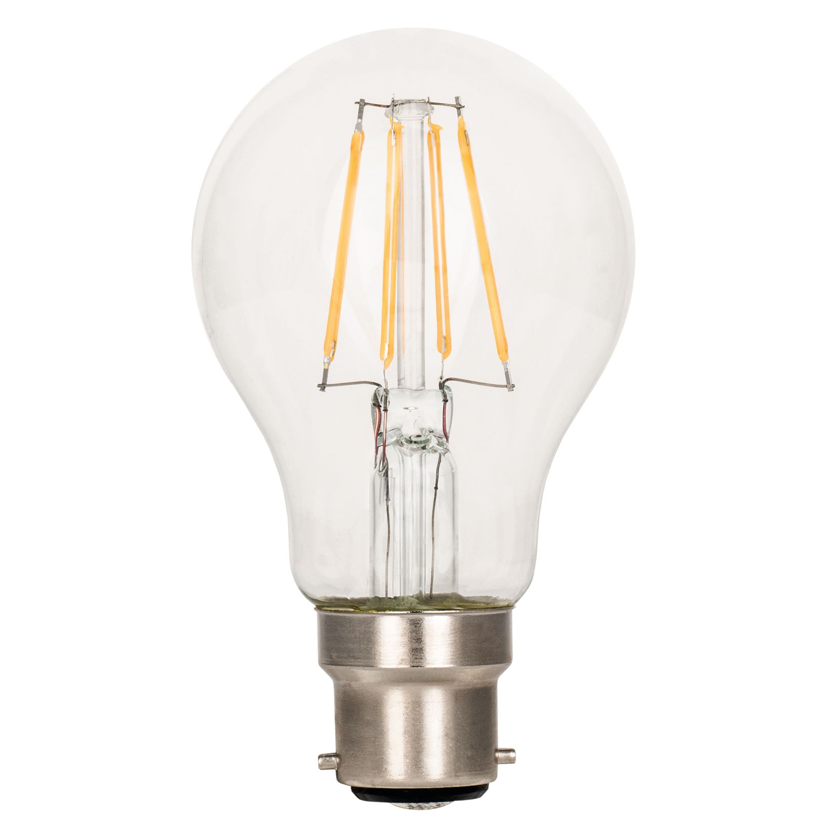 Ampoule LED Fil. (D) Std claire 4000K 7W 1521L B22 - classe A