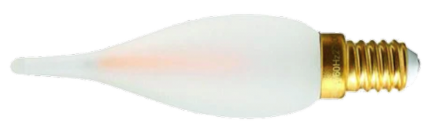 Ampoule LED Flamme CDV droite Dépoli Ext. 2700K 4W 350L E14 IRC90 Dimmable