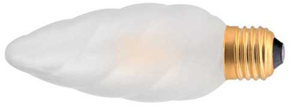 Ampoule LED Fil. Flamme Torsadée Géante Dépolie 2700K 4W 450L E27 IRC90