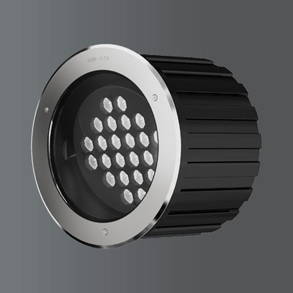 Spot Encastrable basculant 15° extérieur 24 LED 220V 55W 4675Lm 3000K IP67
