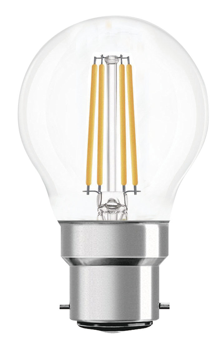 Ampoule LED Fil. Mini sphér. claire 4000K 2,5W 470L B22 - classe B