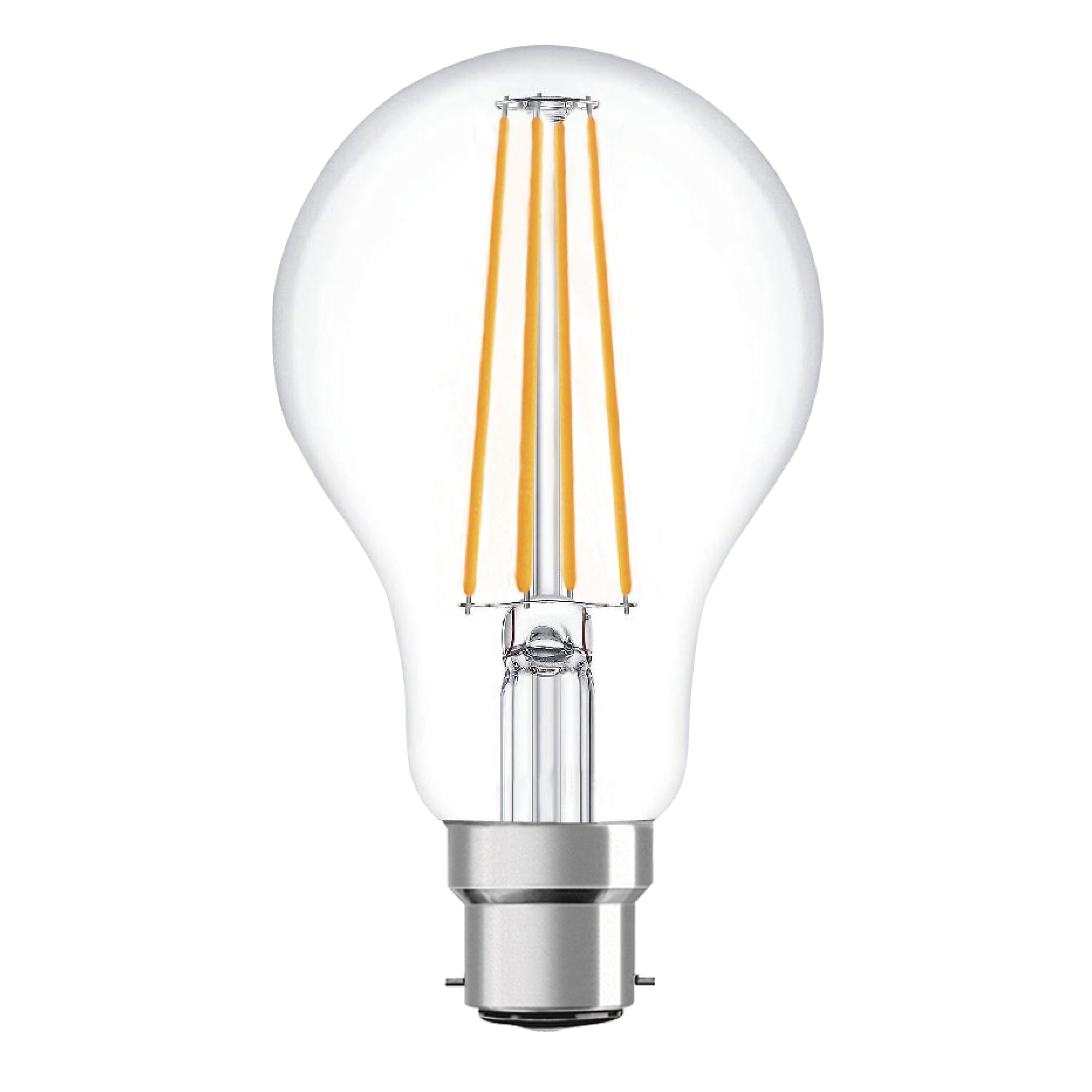 Ampoule LED Fil. (D) Std claire 3000K 4W 806L B22 - classe B