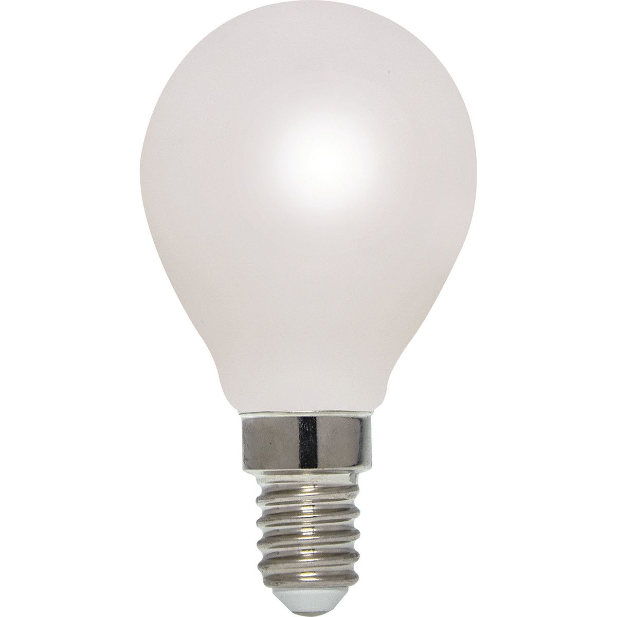 Ampoule LED Fil. Mini sphér. Milky 3000K 2,5W 470L E14 - classe B