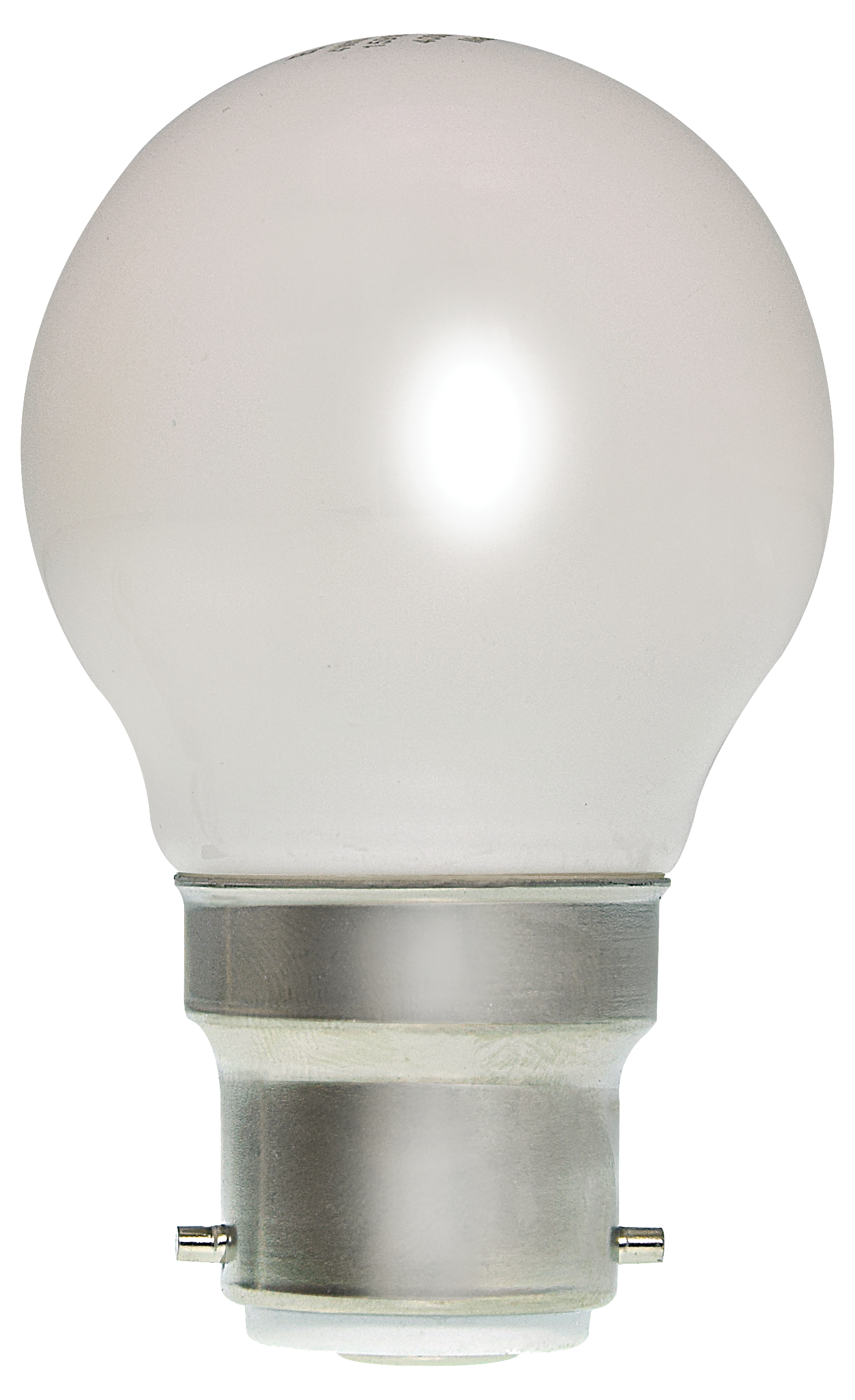 Ampoule LED Fil. Mini sphér. Milky 4000K 2,5W 470L B22 - classe B