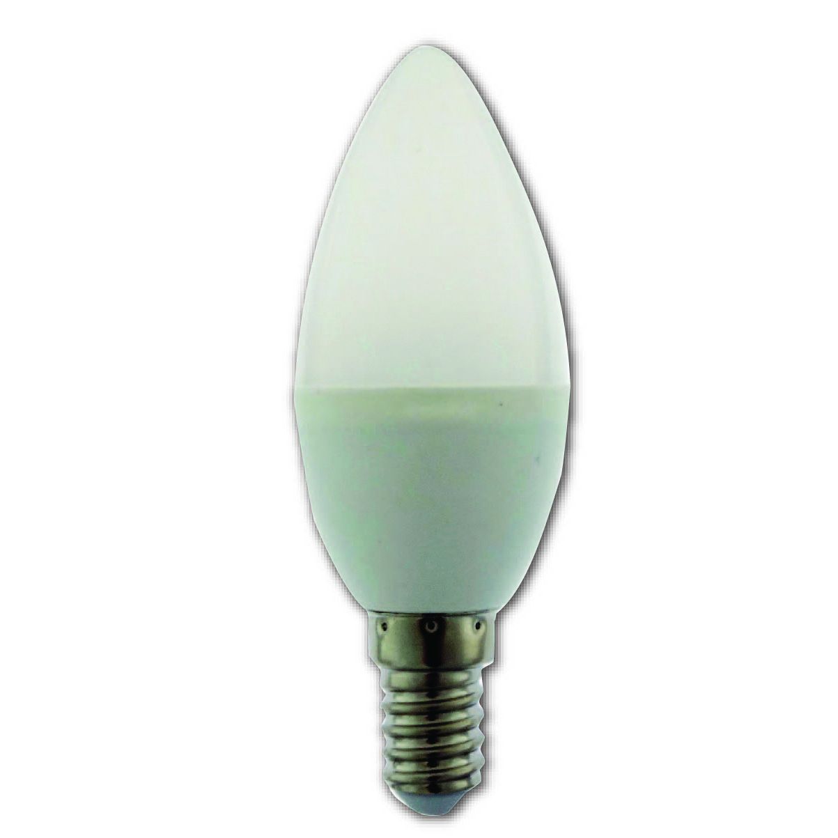 Ampoule LED Flamme lisse opale 4000K 350L 5W E14 -boite x1