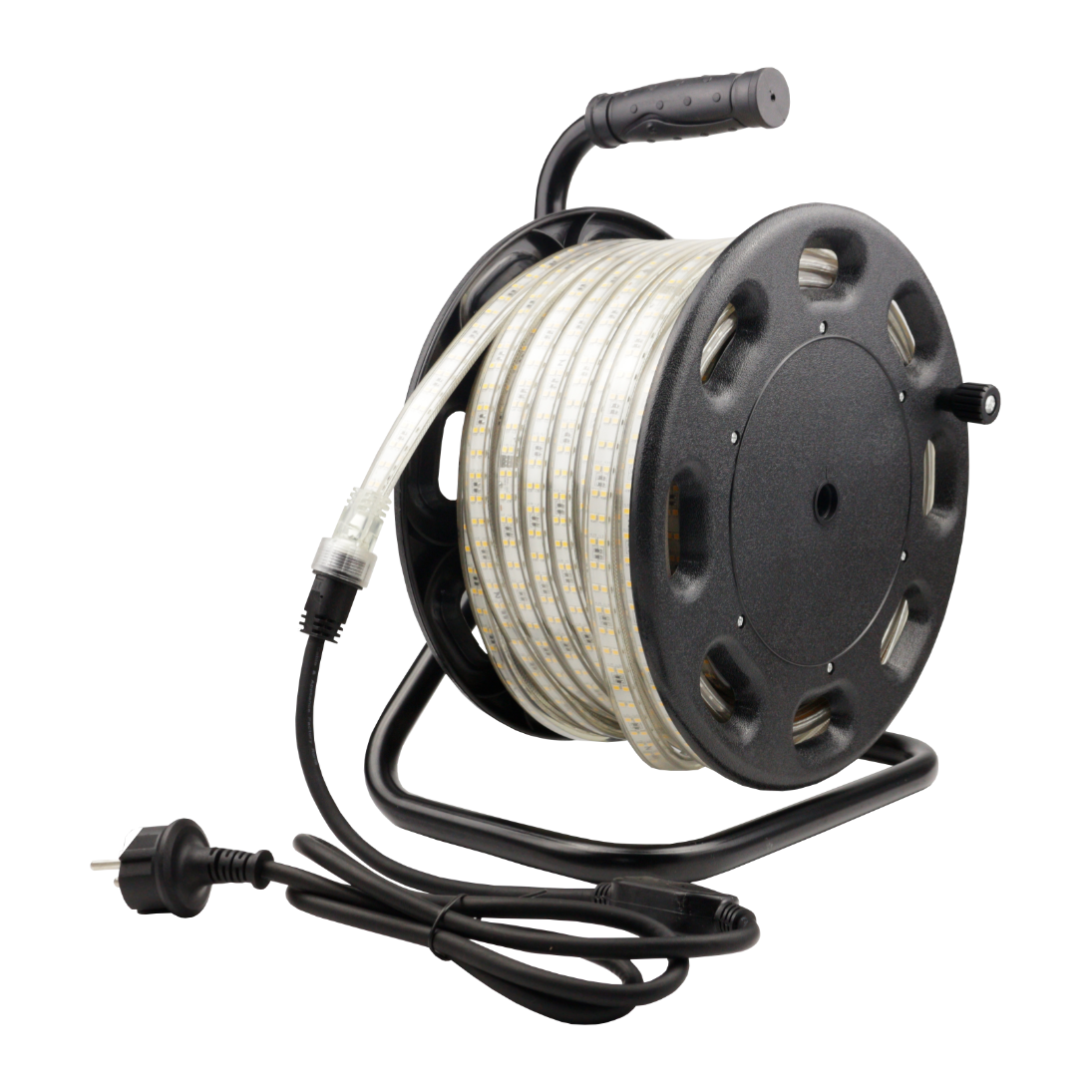 Ruban LED 220V 25m sur dévidoir - 5000K - 1000Lm/m - 250W