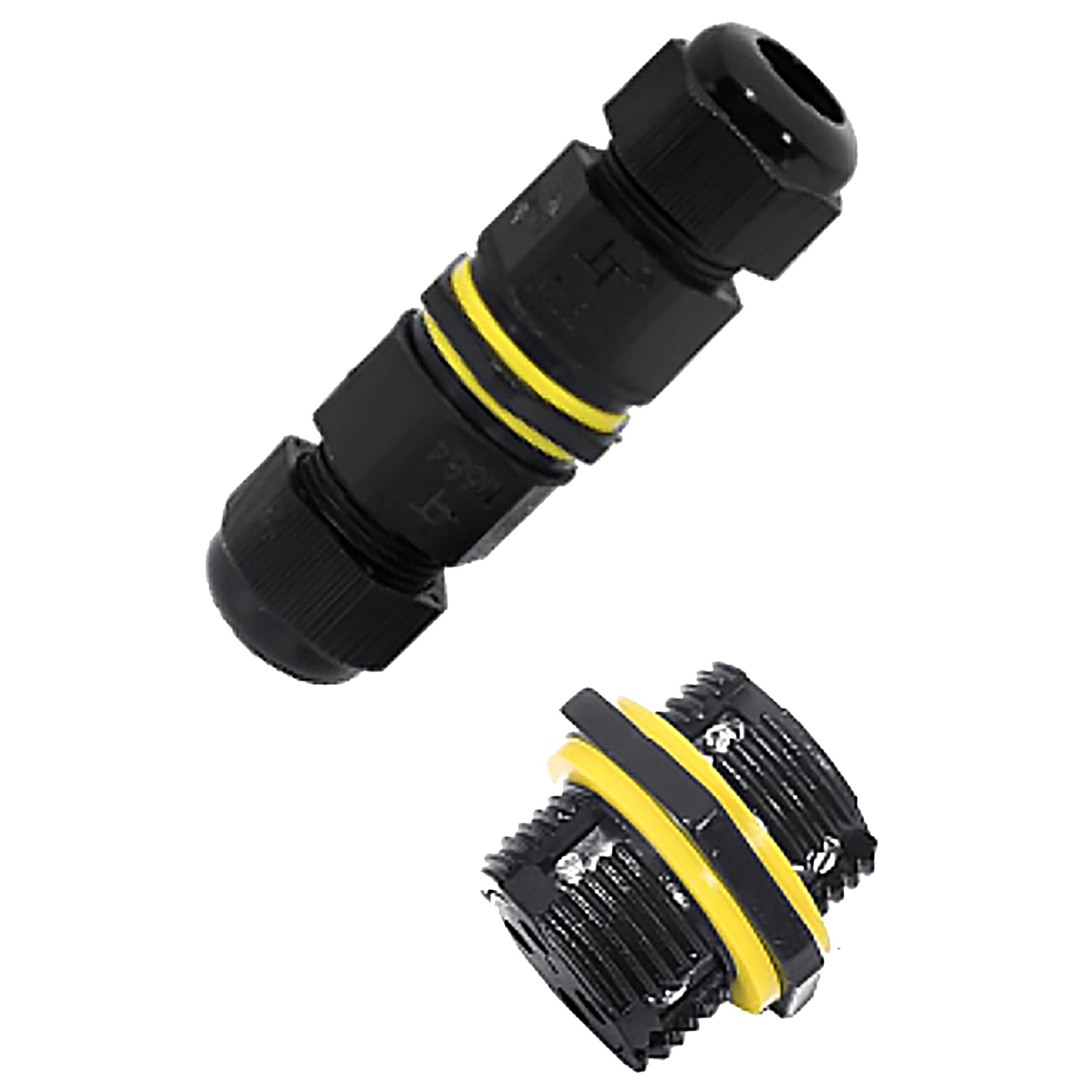 Connecteur raccord 1+1 IP68 section câble 5-9 mmm