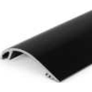 Joue profilé LED WAY10 C /2m alu laqué noir (C)