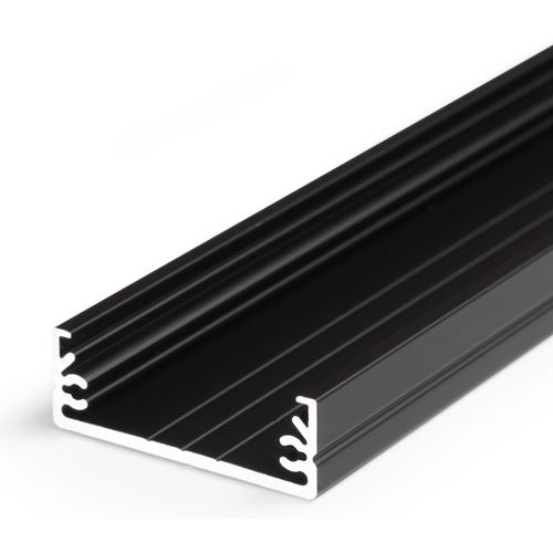Profilé LED WIDE24 /2m alu anodisé noir (G/W)