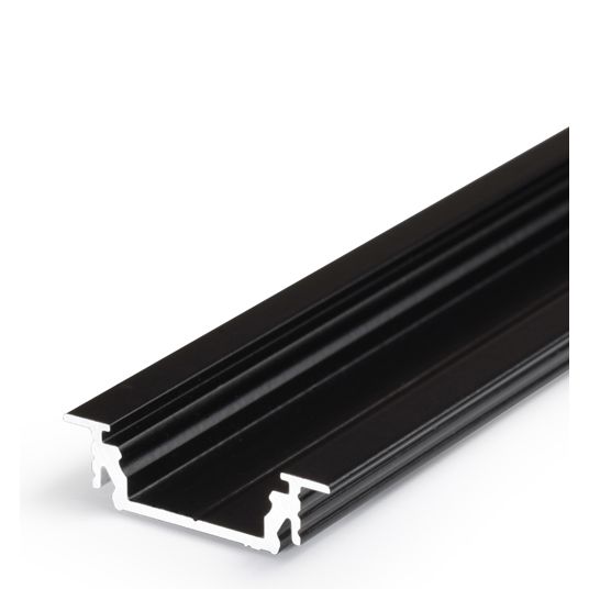 Profilé LED GROOVE10 /2m alu anodisé noir (BC/UX)