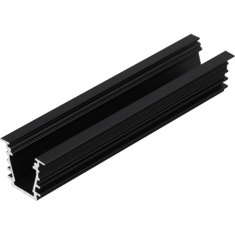 Profilé LED DEEP10 /1m alu anodisé noir (BC/UX)