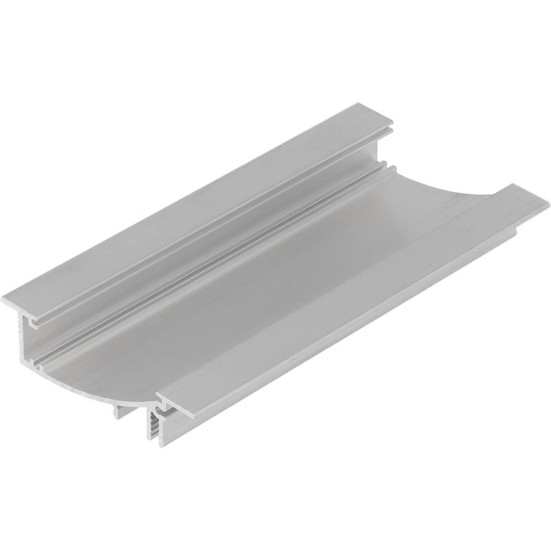 Profilé LED FLAT8 /1m alu brut (H/UX)