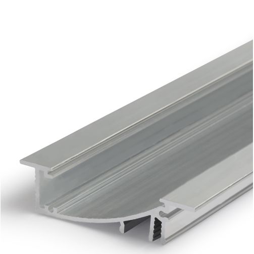 Profilé LED FLAT8 /2 m alu brut (H/UX)