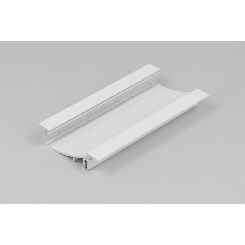 Profilé LED FLAT8 /1m alu laqué blanc (H/UX)