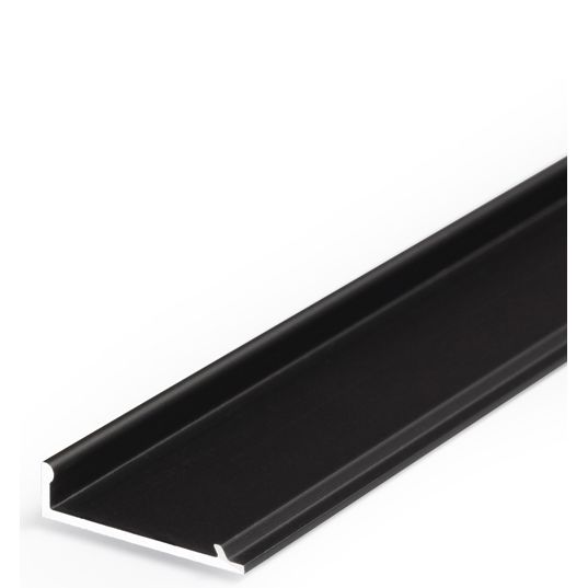 Cache STEP10 /1m alu anodisé noir