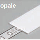 Diffuseur plat E /1mx19,2mm opale