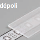 Diffuseur plat E /2mx19,2mm dépoli