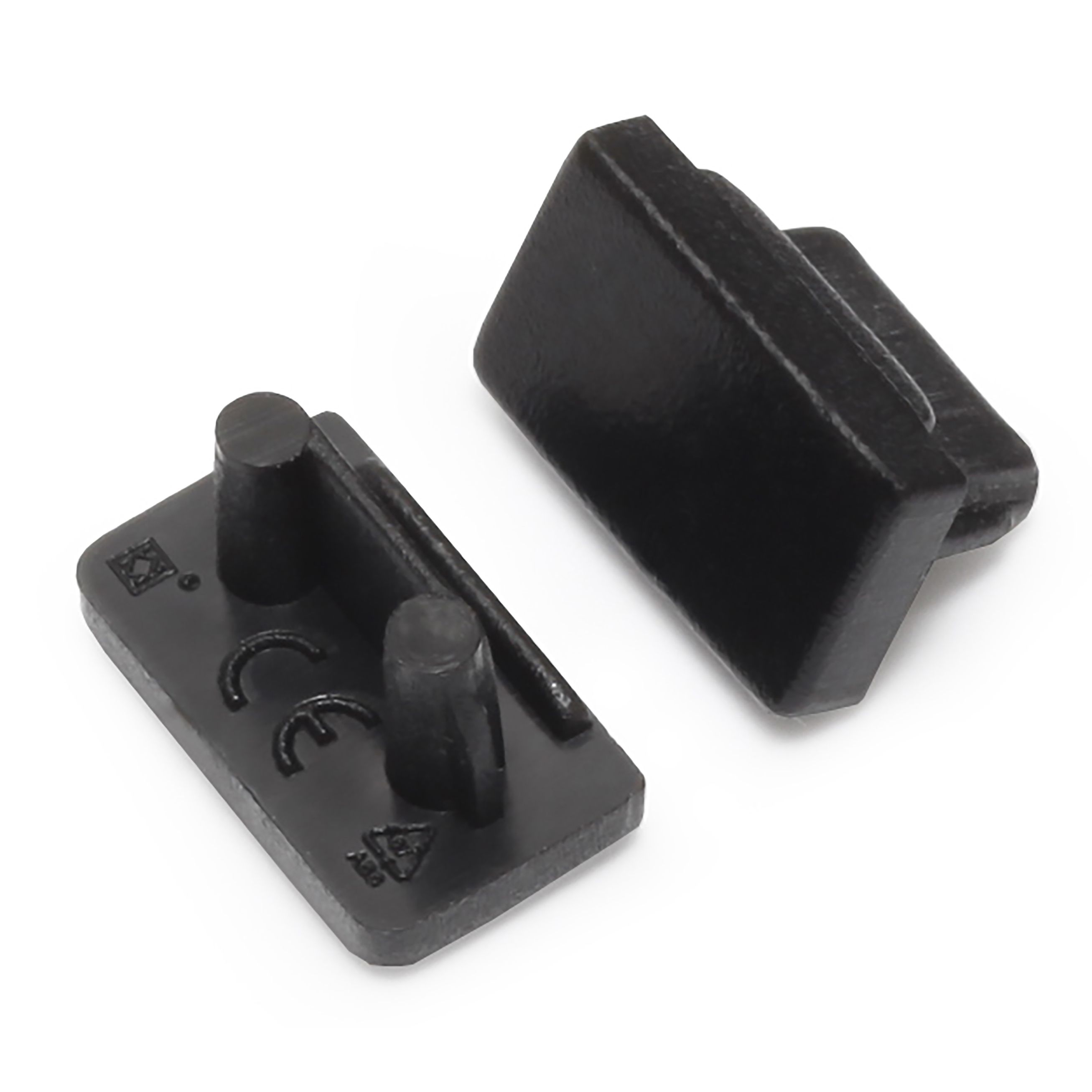 Terminaison SLIM8 noir (set de 2)