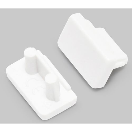 Terminaison SLIM8 blanc (set de 2)
