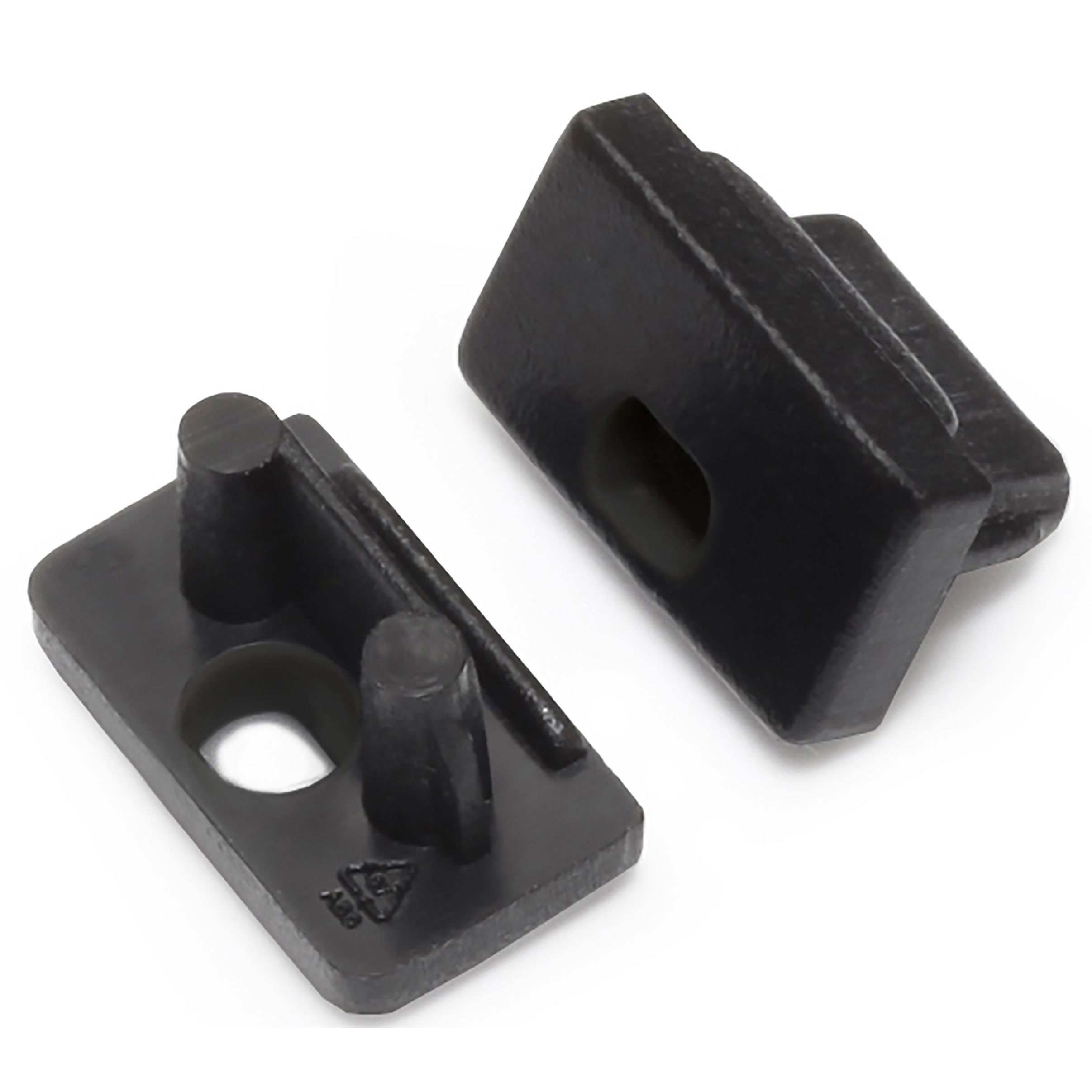 Terminaison SLIM8 noir + passage de câble (set de 2)