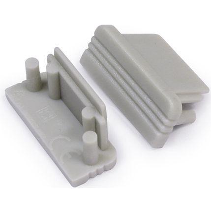 Terminaison SURFACE10 gris (set de 2)