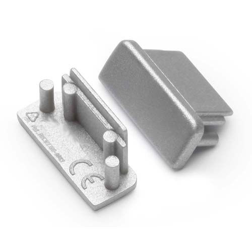 Terminaison SURFACE10 argent (set de 2)