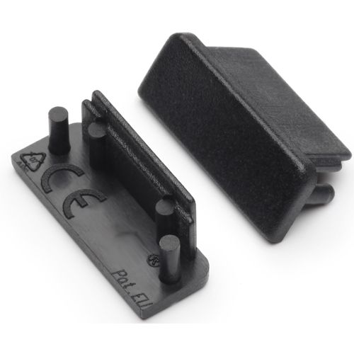 Terminaison SURFACE14 noir (set de 2)