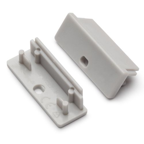 Terminaison WIDE24 gris + passage de câble (set de 2)