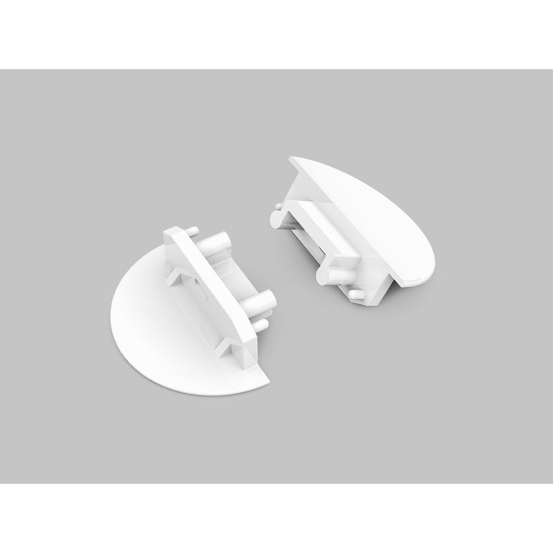 Terminaison GROOVE14 blanc + passage de câble (set de 2)