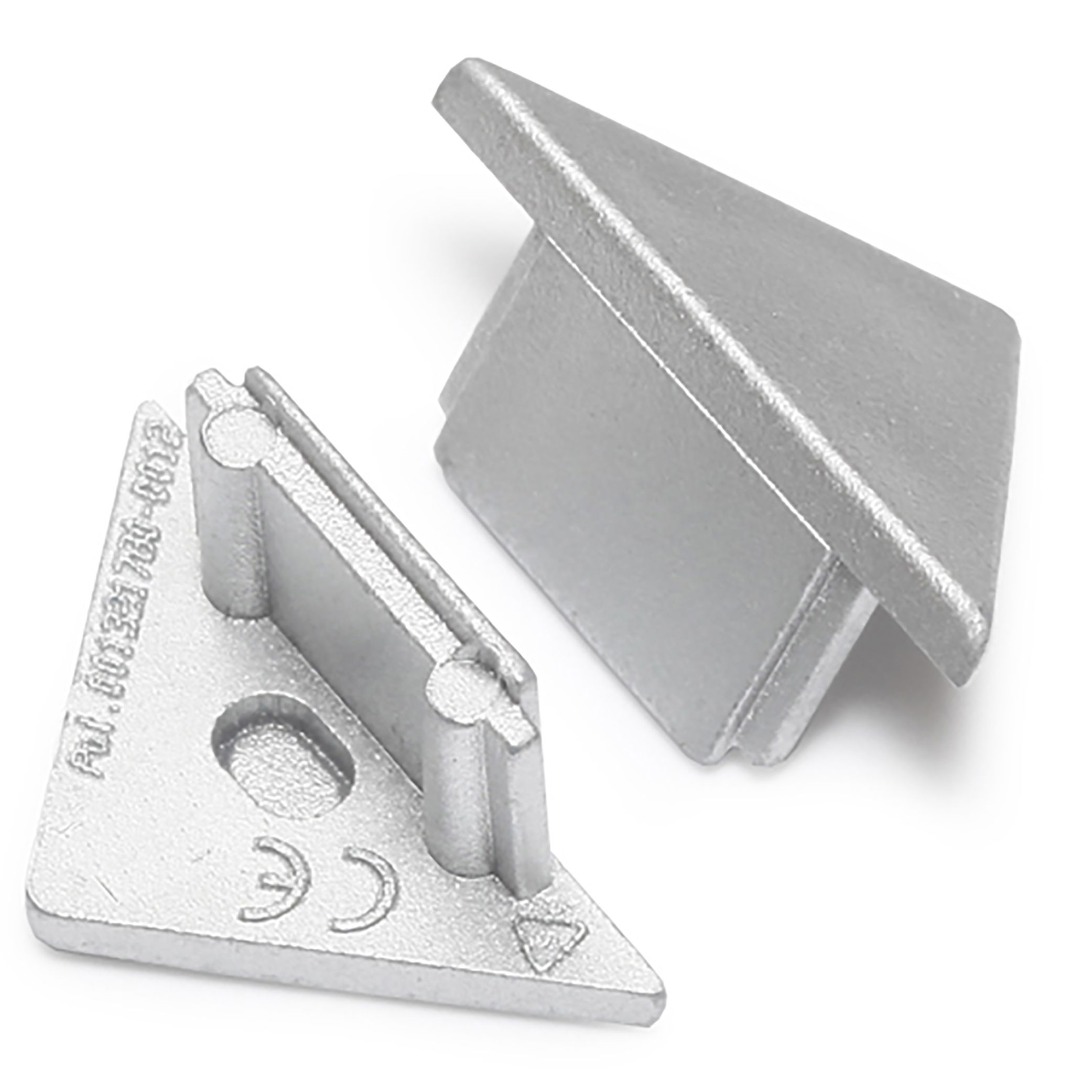 Terminaison TRIO10 argent (set de 2)