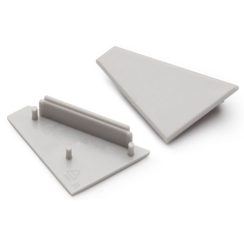 Terminaison CORNER27 gris (set de 2)