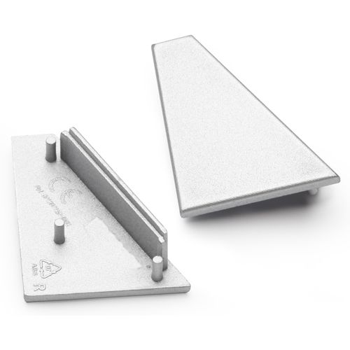 Terminaison CORNER27 argent (set de 2)