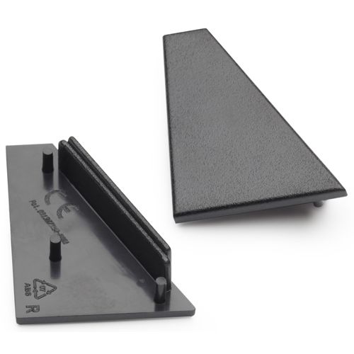 Terminaison CORNER27 noir (set de 2)