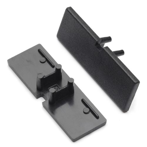 Terminaison BACK10 noir + passage de câble (set de 2)