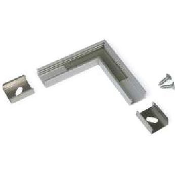 Connecteur L 90° pour profilé SLIM8 anodisé (set de 2)