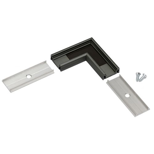 Connecteur L pour SURFACE10 anodisé noir (set de 2)