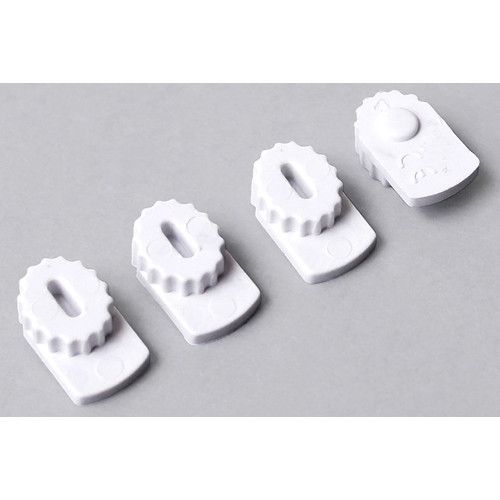 Attache AMBI12 blanc (set x2)