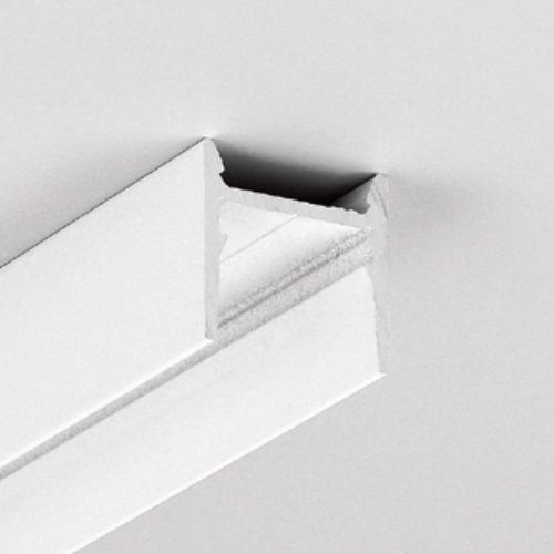 Profilé LED COZY12 C/U1 2m blanc painted /plastic bag